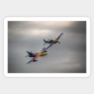 Ferocious Frankie and Miss Demeanour Sticker